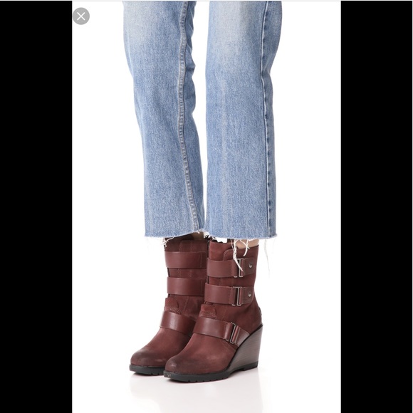 NWT SOREL WOMEN'S AFTER HOURS SUEDE BOOTIE Sz: 7 - Picture 4 of 8